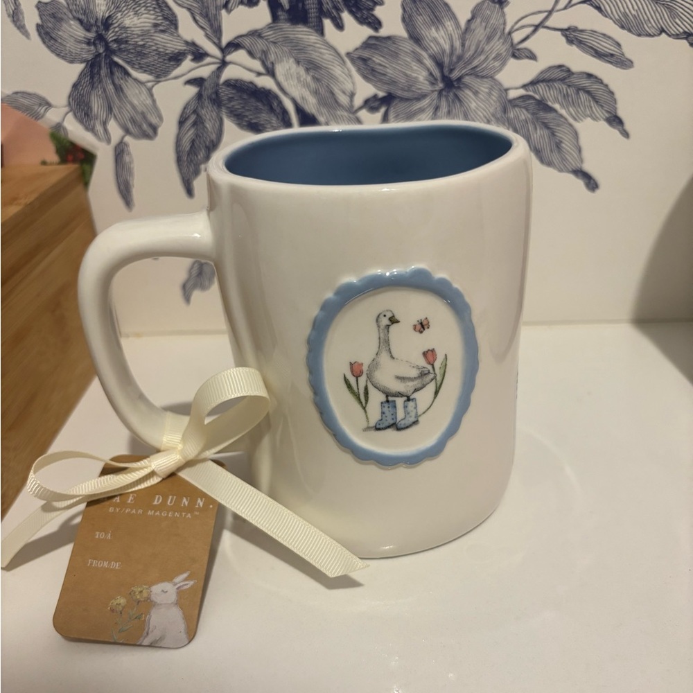 RAE DUNN goose mug April showers May flowers